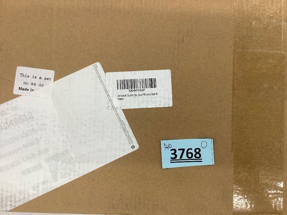 Queen Size Deluxe Murphy Bed Kit, Vertical Murphy Bed Hardware Kit, - Image 4 - Lot 3768