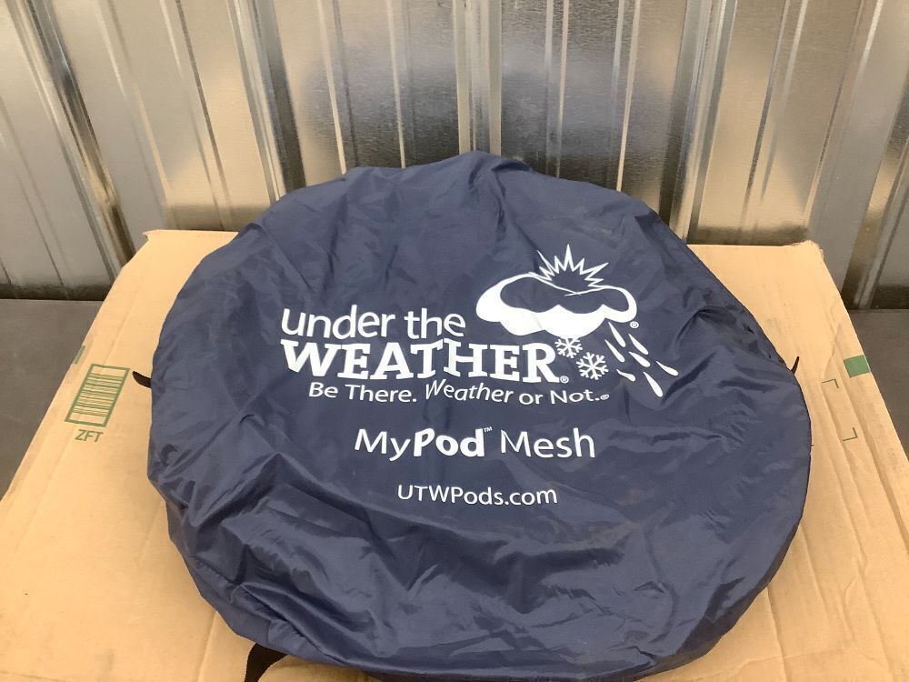 WeatherPod® OriginalPod™ Pop-Up Pod - Stay Warm, Dry, and Out of The Sun - Weather Pod for Sports, Rain, or Wind - 1 Person Pod - Sports Pod for The Sideline - Easy Set Up & Tear Down - Image 4 - Lot 3827