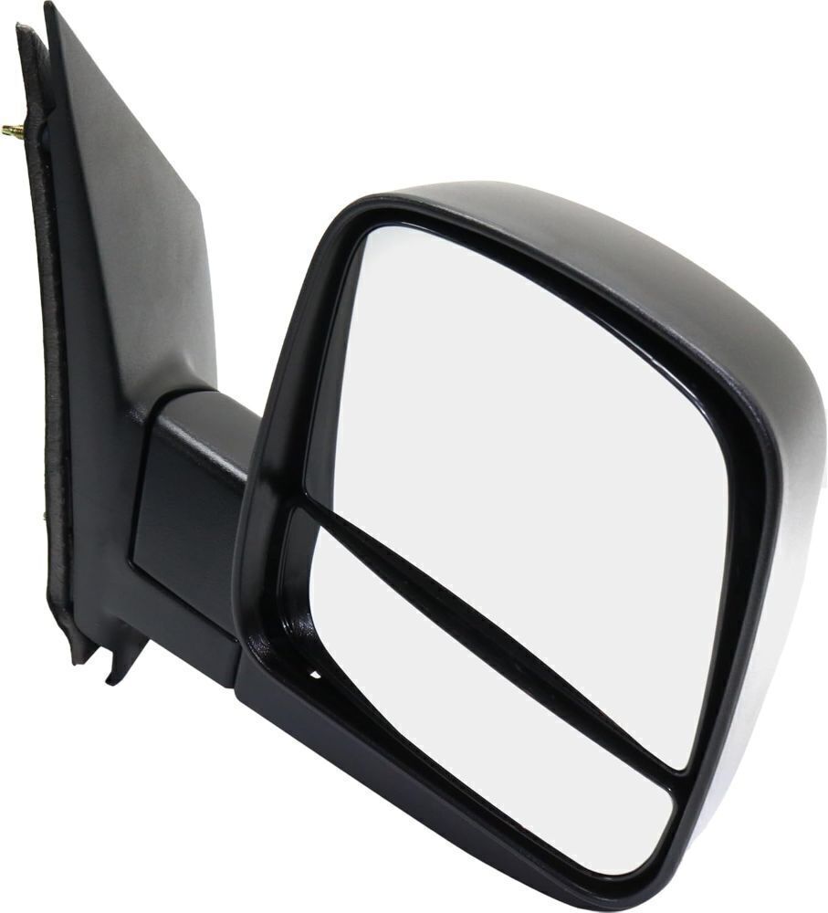 JC Whitney Passenger Side Mirror for Chevy Chevrolet Express 2500 Express 3500 GMC Savana 2500 Savana 3500 2008-2021 With Spotter Glass Textured JCV85R - Image 1 - Lot 3831