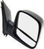 JC Whitney Passenger Side Mirror for Chevy Chevrolet Express 2500 Express 3500 GMC Savana 2500 Savana 3500 2008-2021 With Spotter Glass Textured JCV85R - Thumbnail 1
