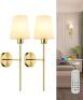 Battery Operated Wall Sconce Set of 2 - Thumbnail 1