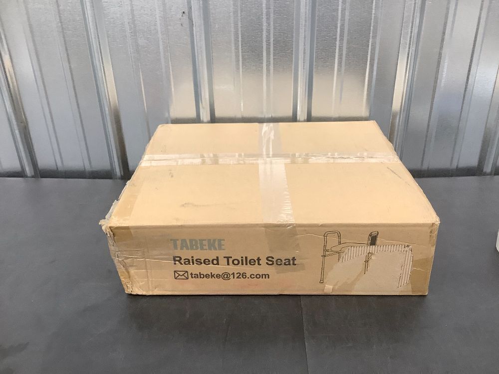 Raised Toilet Seat with Handles - Image 4 - Lot 3837