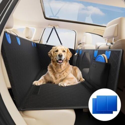 JOYTUTUS Back Seat Extender for Dogs with Hard Bottom - Lot 3848