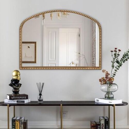 Wemily Antique Gold Vanity Mirror for Bedroom - Lot 3856