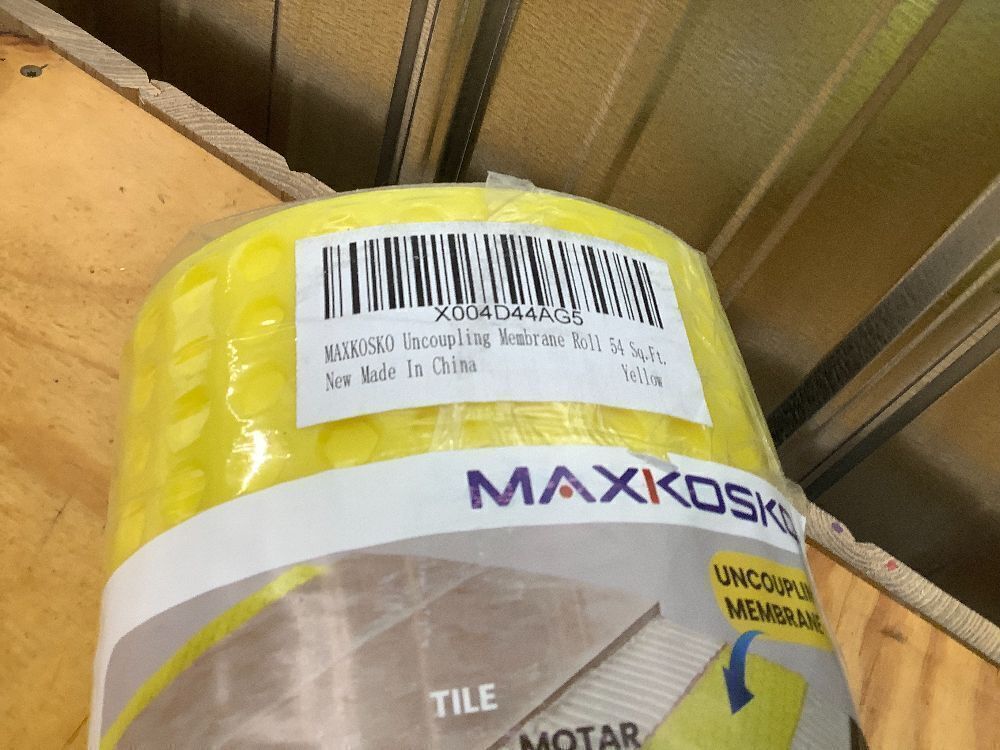 MAXKOSKO Uncoupling Membrane Roll 54 Sq.Ft. - Image 4 - Lot 3864