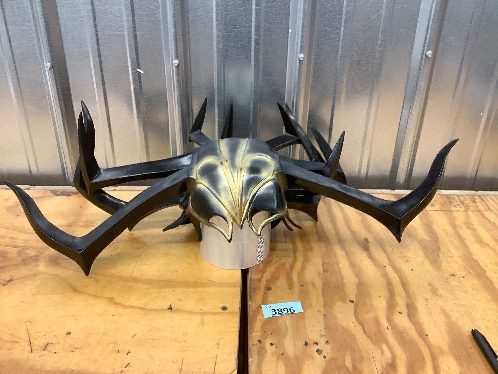CrazyCatCos Thor Hela Mask PVC Cosplay Helmet - Image 2 - Lot 3896