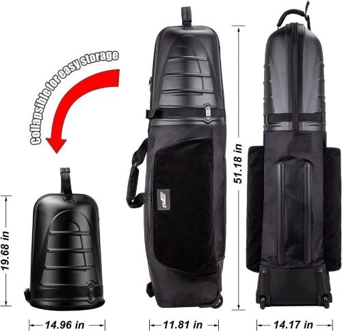 Golf Travel Bag with Hard Case Top - Lot 3897