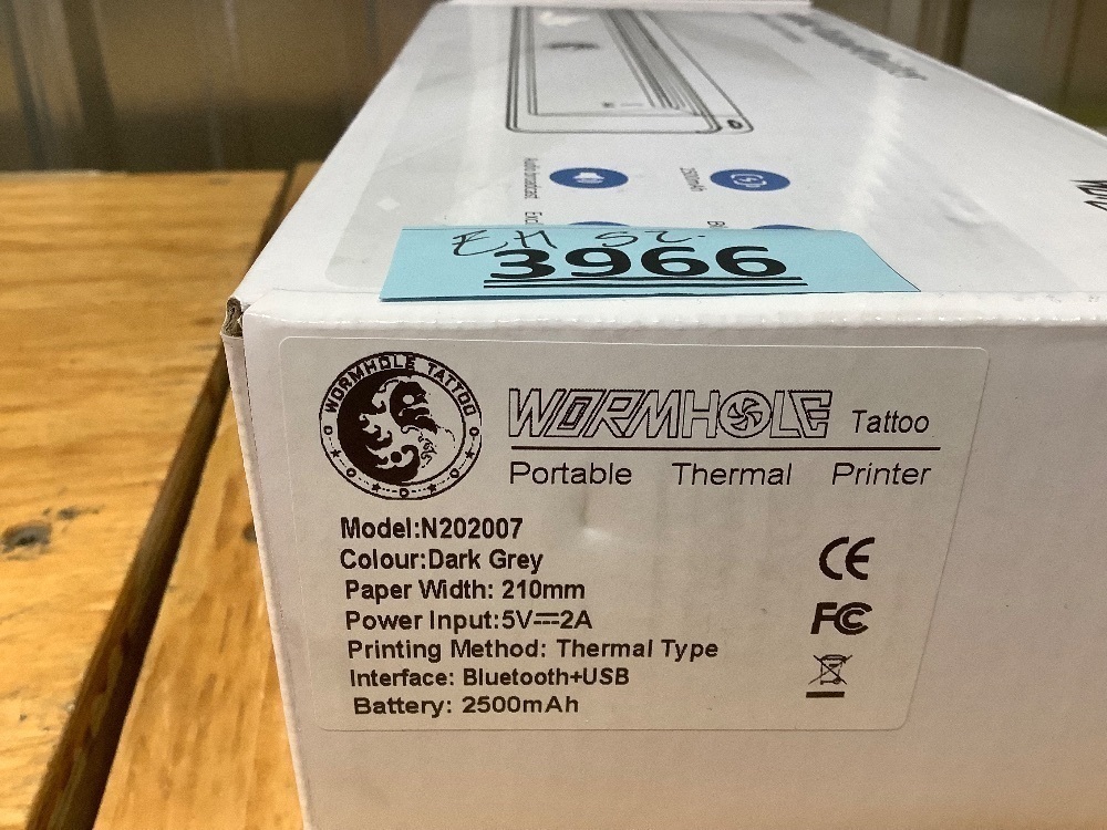 Wormhole Tattoo Stencil Printer - Image 4 - Lot 3966