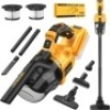 Cordless Vacuum Compatible with 𝗗𝗘-𝗪𝗔𝗟𝗧 20V Max Battery (No Battery), Handheld Battery Powered Vacuum Cleaner for Wood Floor, Carpet, Car Cleaning, 125AW (Tool Only) - Thumbnail 1