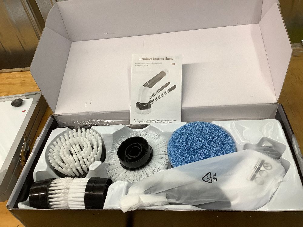 Electric Spin Scrubber Cordless 8-in-1 Cleaning Brush - Image 2 - Lot 3984