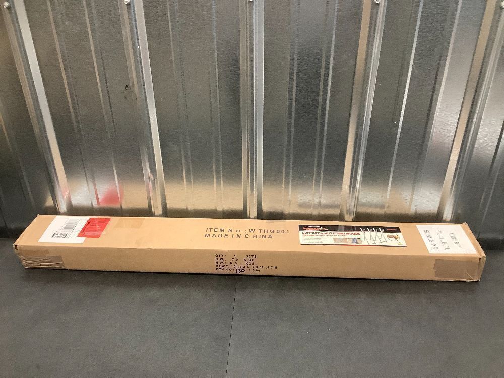 Heavy Duty 220 lbs Sawhorse Work Table, Portable Folding Sawhorse - Image 3 - Lot 4003