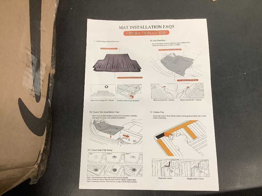 Vehicle Rubber Mats - Image 1 - Lot 4013