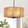 5 Lights Boho Chandelier for Dining Room - Thumbnail 1