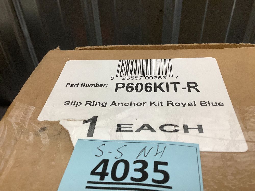 Slip Ring Anchor Kit Royal Blue w/ 3/8" x 100ft Rope - Image 2 - Lot 4035