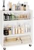 Slim Rolling Cart,4-Tier Storage Cart - Thumbnail 1