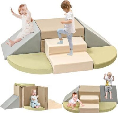 6-Piece Toddler Climbing Toys Indoor, Foam Climbing Toys for Toddlers - Lot 4044
