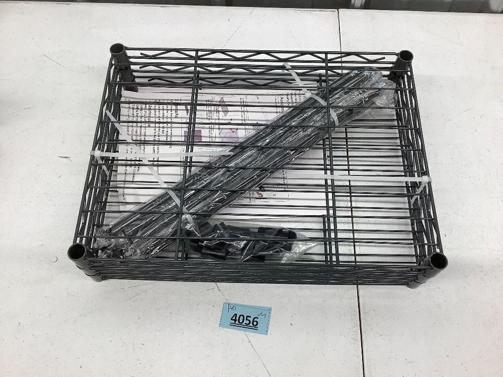3 Tier Grey Storage Racks and Shelving - Heavy Steel - Image 2 - Lot 4056
