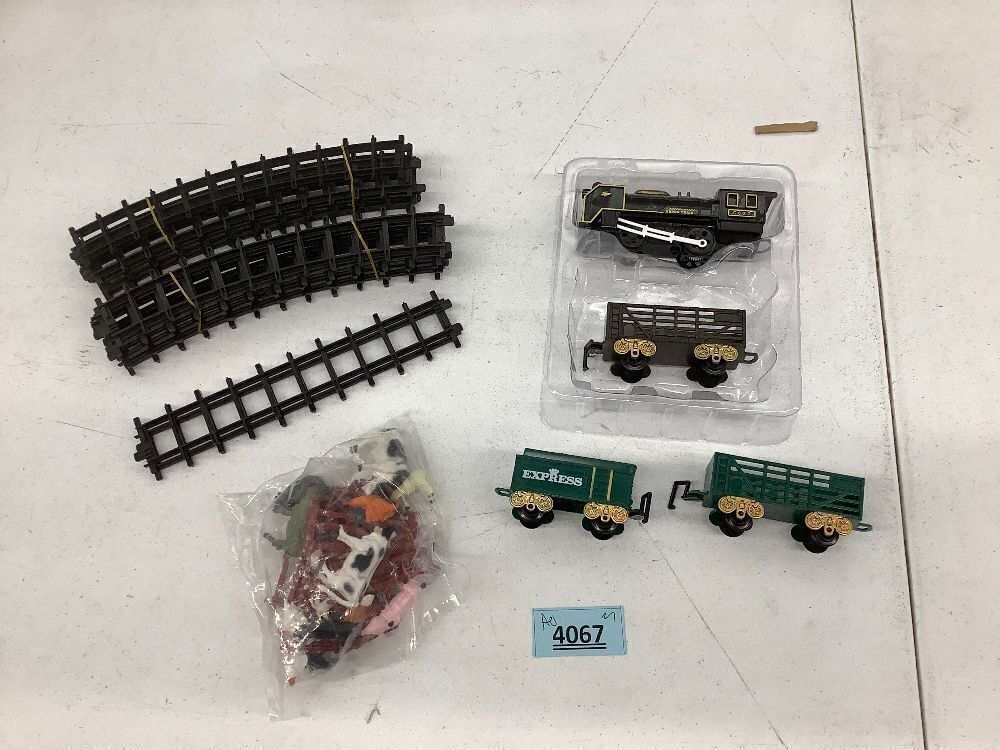 Safari Animals Figures Toy Train Set, Electric Locomotive with Light & Sound - Image 2 - Lot 4067