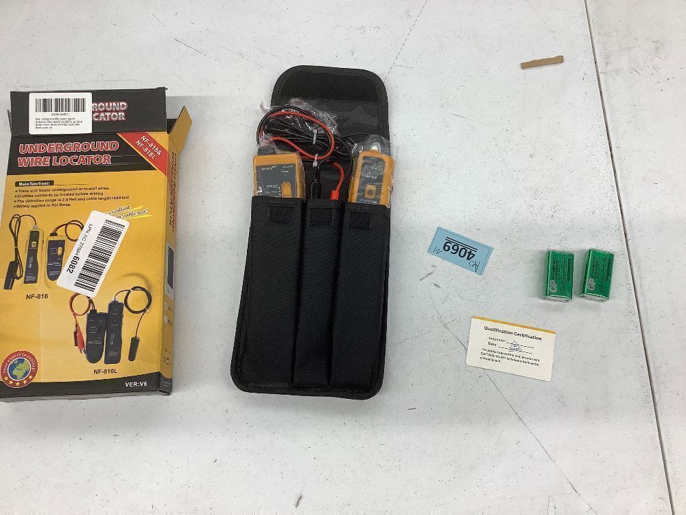 ELEOPTION Underground Cable Wire Locator Tracker Locating Cable Tester NOYAFA NF-816 - Image 2 - Lot 4069