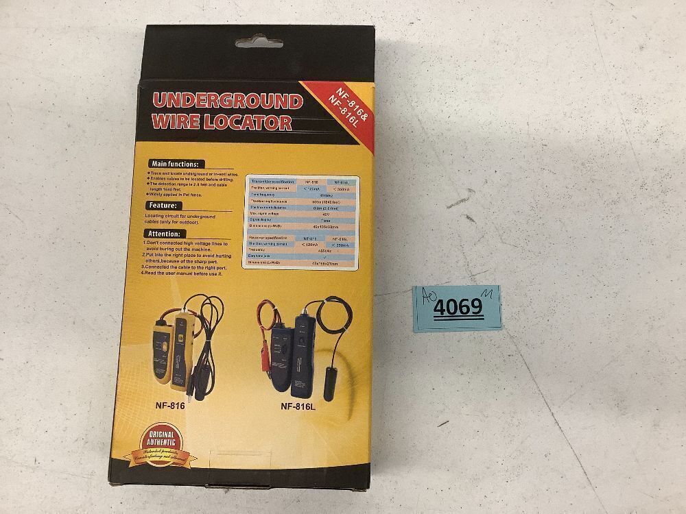 ELEOPTION Underground Cable Wire Locator Tracker Locating Cable Tester NOYAFA NF-816 - Image 5 - Lot 4069