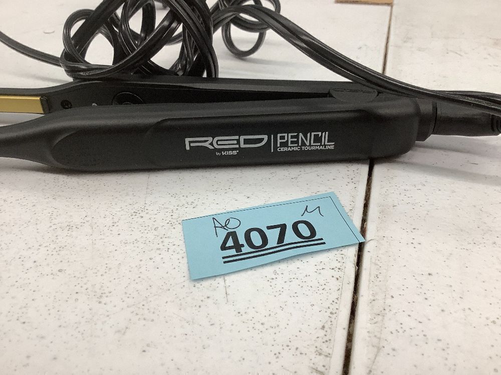 RED by KISS 0.3 Inch Pencil Flat Iron with Ceramic Tourmaline - Image 3 - Lot 4070