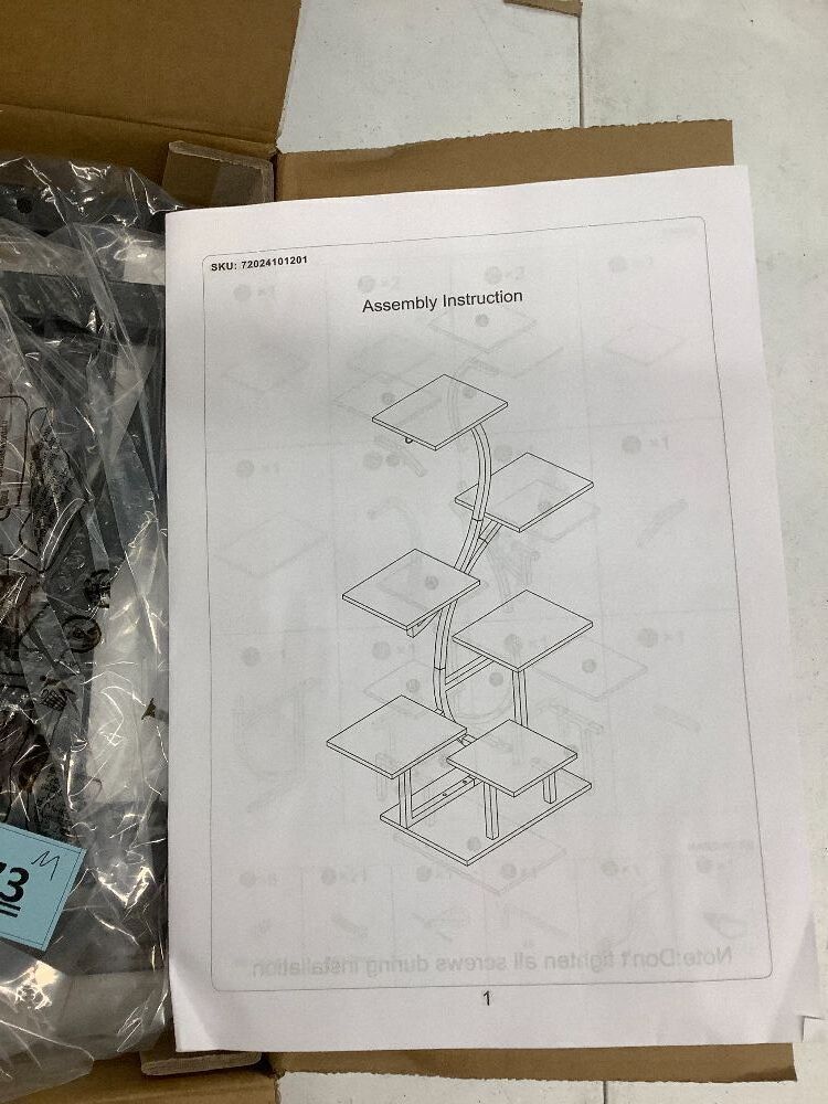 Plant Stand Indoor with Grow Lights, 7 Tiered Indoor Plant Shelf - Image 3 - Lot 4073