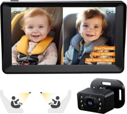 Baby Car Camera -7 Inch IPS Display - Lot 4082