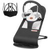 HKAI Baby Bouncer, Portable Baby Bouncer Seat for Babies 0-18 Months, 100% Cotton Fabrics - Thumbnail 1