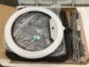 22'' Ring Light with 75'' Tripod Stand, LED Display/2 USB Ports/6500K Dimmable Ring Light - Thumbnail 2