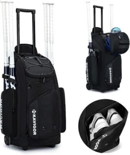 Rolling Baseball Bag with Wheels - Lot 4092