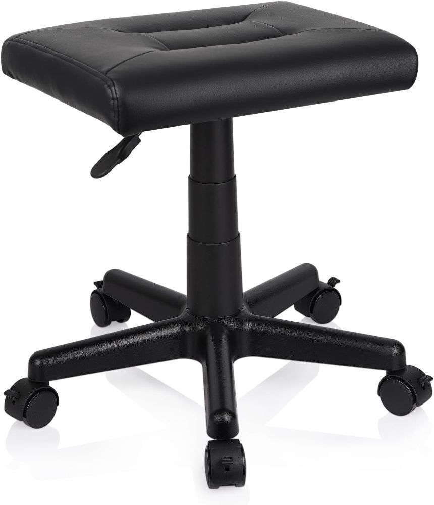 Under Desk Adjustable Height Footrest Ottoman with Wheels - Image 1 - Lot 4093