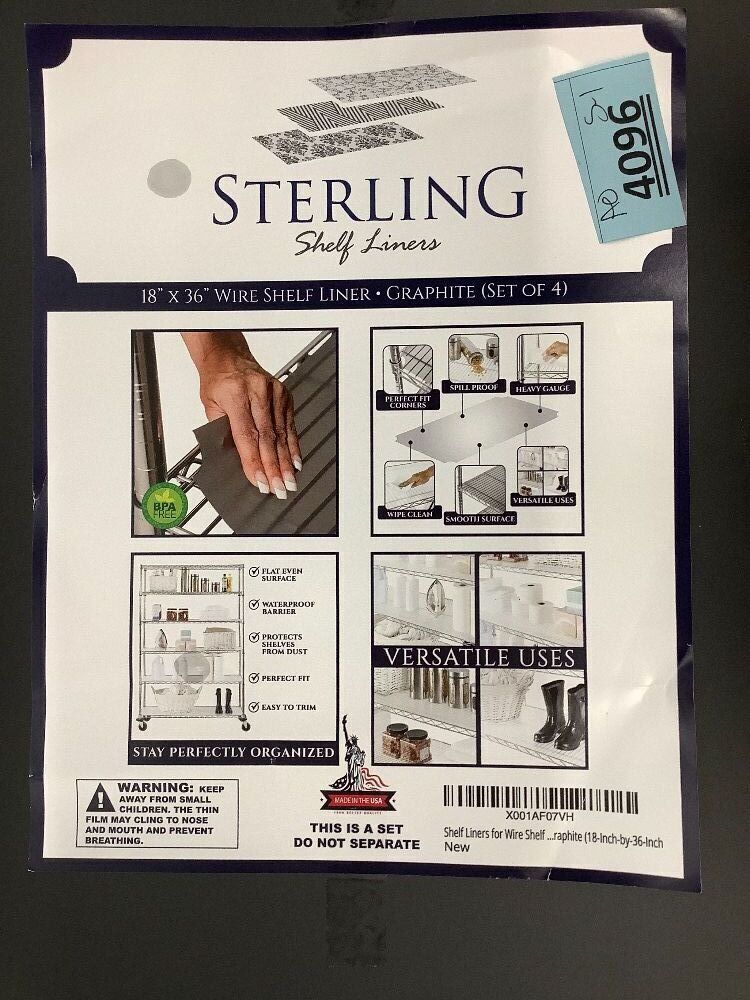 Sterling Shelf Liners Set of 4 Shelf Liners - Image 3 - Lot 4096