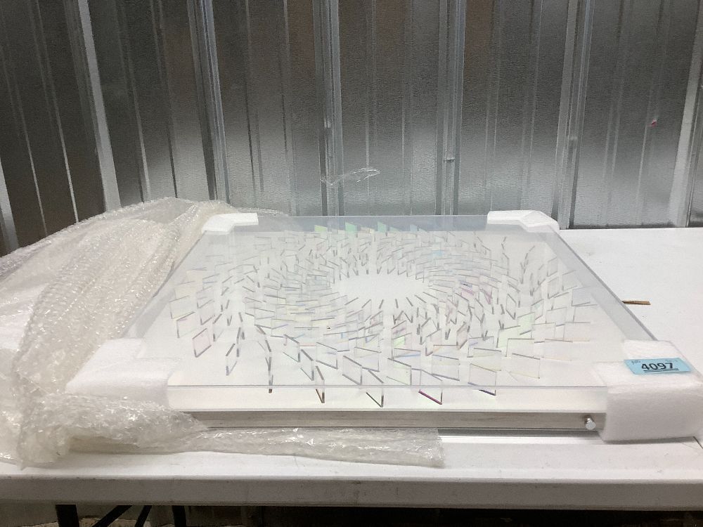 Acrylic Prism 3D Wall Art - Image 2 - Lot 4097