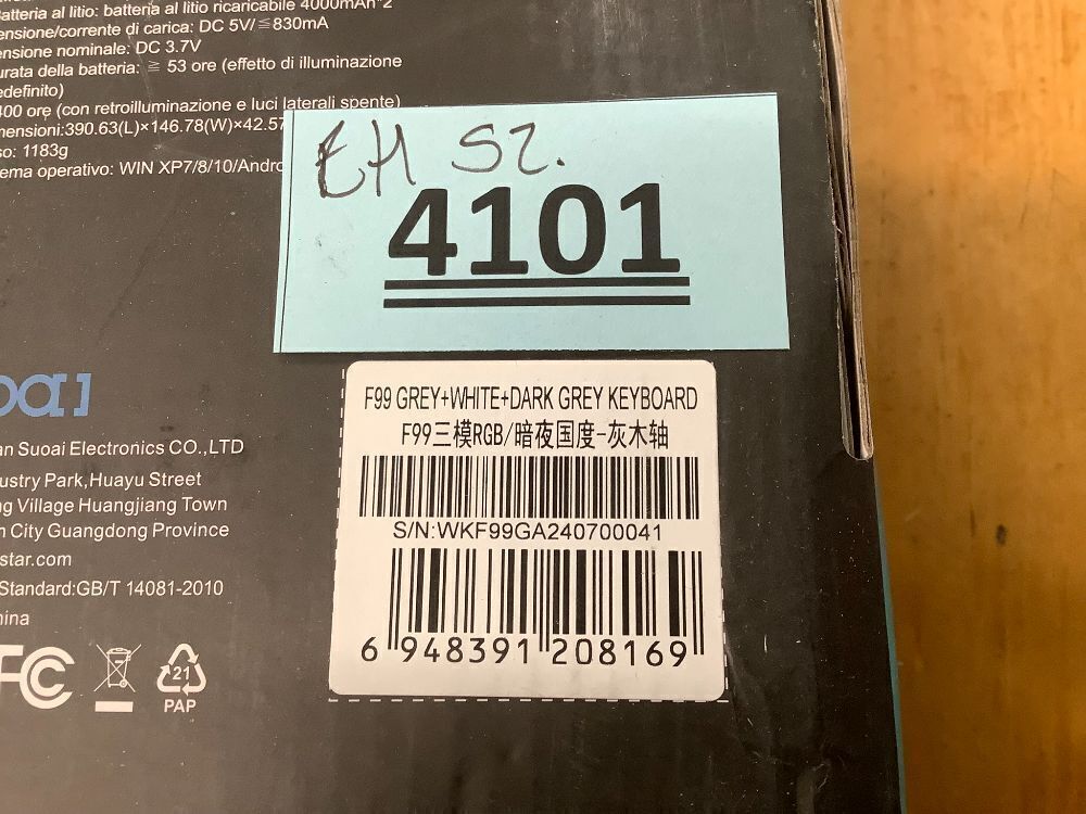 AULA F99 Wireless Mechanical Keyboard,Tri-Mode BT5.0/2.4GHz/USB-C Hot Swappable Custom Keyboard,Pre-lubed Linear Switches,RGB Backlit Computer Gaming Keyboards for PC/Tablet/PS/Xbox - Image 2 - Lot 4101