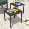 Square Aluminum Outdoor Side Table - Thumbnail 1
