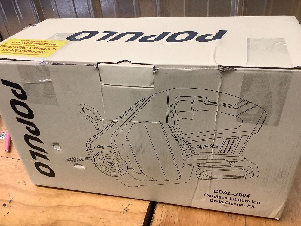 POPULO 20V Cordless Electric Drain Snake - Image 5 - Lot 4123