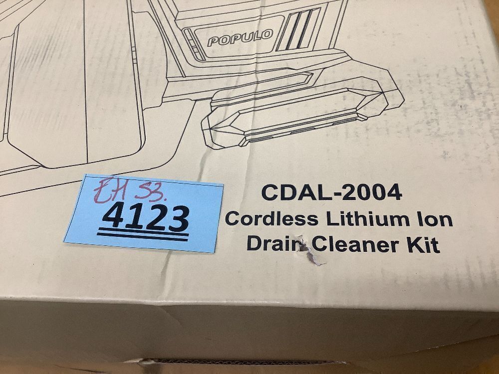 POPULO 20V Cordless Electric Drain Snake - Image 6 - Lot 4123