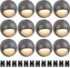 SUNVIE 12 Pack Low Voltage Deck Lights 5W LED Landscape Step Stair Lights Outdoor with Fastlock2 Wire Connector 3000K 12-24V Accent Lighting for Garden Post Fence 3.2FT ETL Listed Cord - Thumbnail 1
