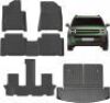 Floor Liners & Large Cargo Liners for 2024-2025 Hyundai Santa FE Hybrid（Non Pure Gasoline car）,TPE All Weather Protection Car Floor Mats with Large Trunk Mat Covering The backrest - Thumbnail 1