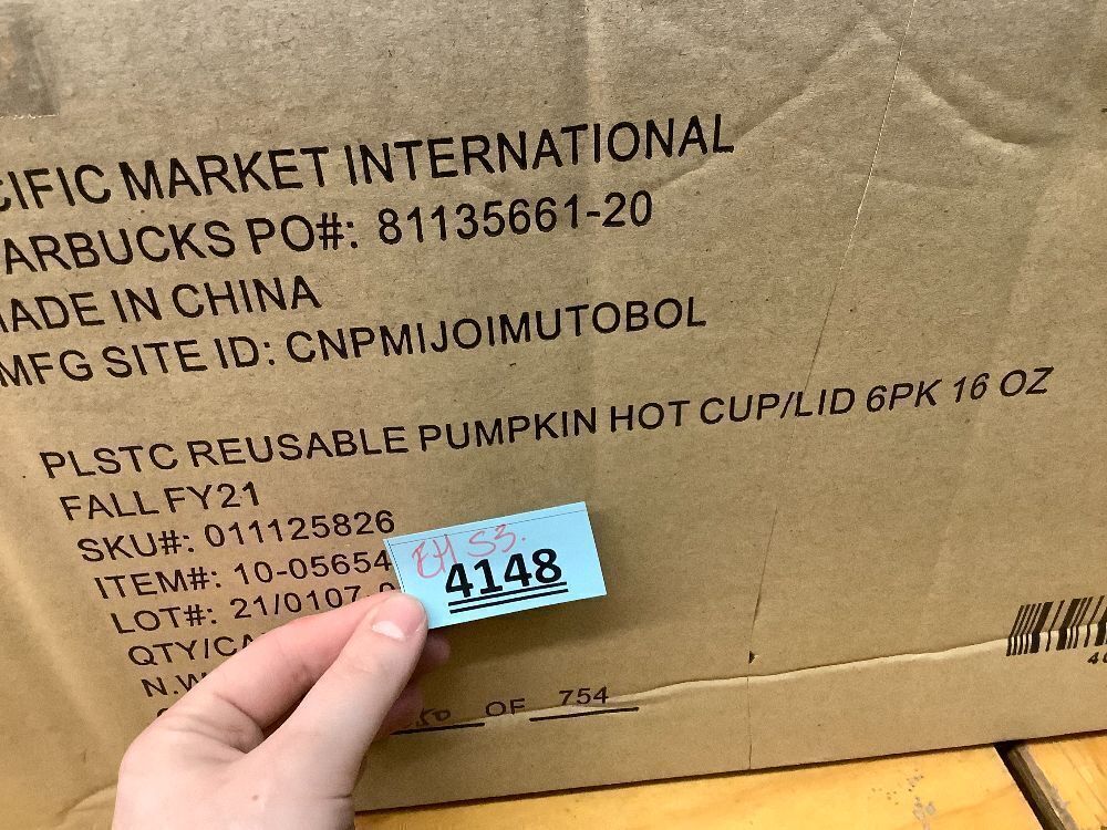24 Boxes of Starbucks - Reusable Hot Cups - 6 Pack - 2021 Halloween - Glow in the Dark - Image 2 - Lot 4148