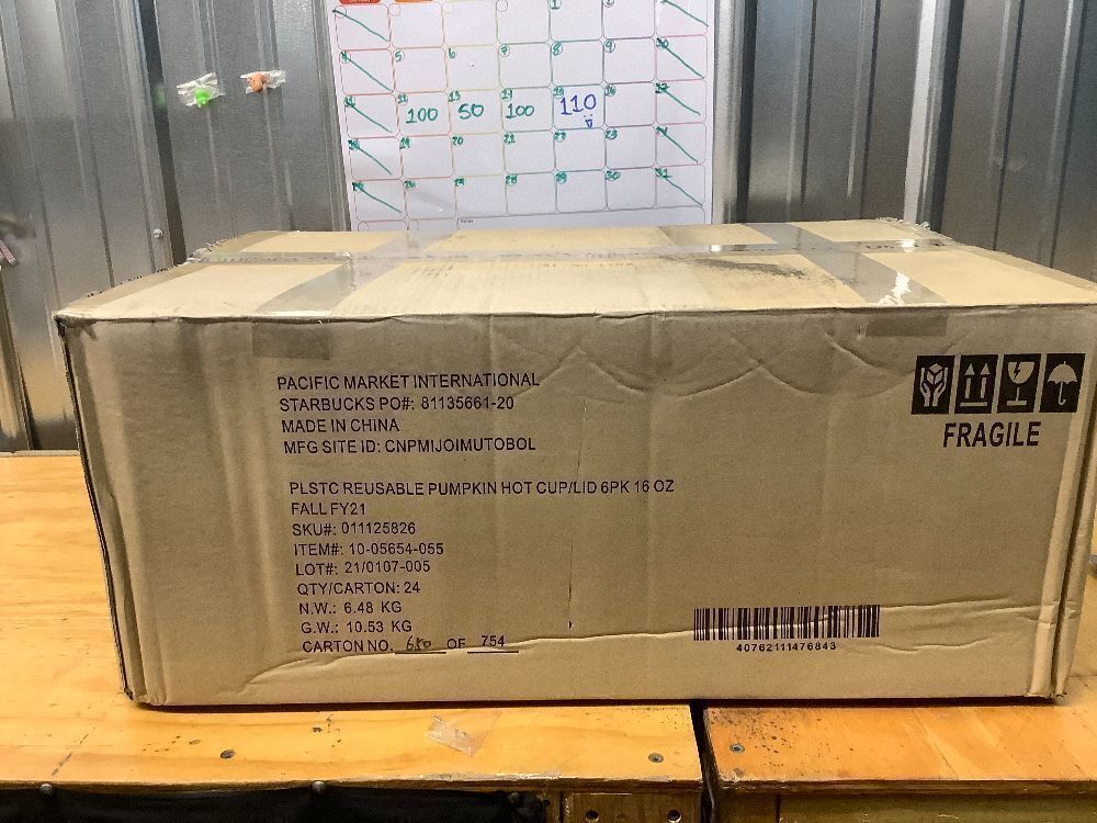 24 Boxes of Starbucks - Reusable Hot Cups - 6 Pack - 2021 Halloween - Glow in the Dark - Image 4 - Lot 4148