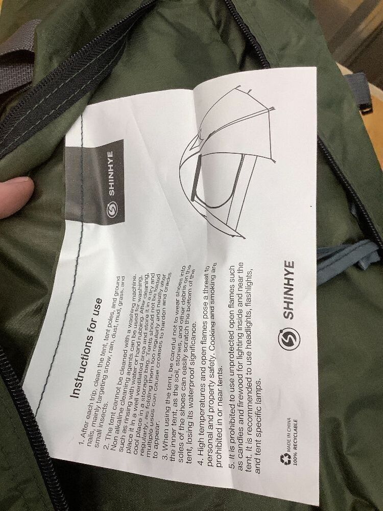 Backpacking Tent for Camping 2/3/4 Person Hiking Ultralight Tent for Waterproof Windproof Outdoor Tents Easy Setup Two Doors Double Layer Lightweight Instant Tents - Image 3 - Lot 4153