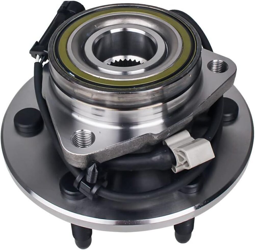 515036 4WD/AWD Front Wheel Hub Bearing Assembly Compatible with Cadillac Escalade, Chevy Silverado, Avalanche 1500, Express, Tahoe, Suburban, GMC Savana, Yukon, Sierra 6Lugs W/ABS(Pair) - Image 1 - Lot 4163