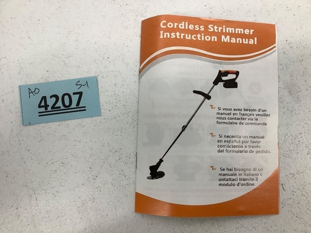 Cordless Electric Trimmer - Image 2 - Lot 4207