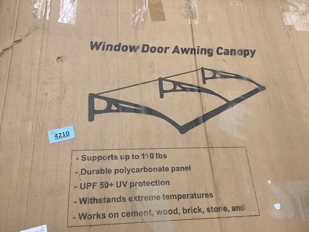 Metal Window Door Awning Canopy - Image 4 - Lot 4210