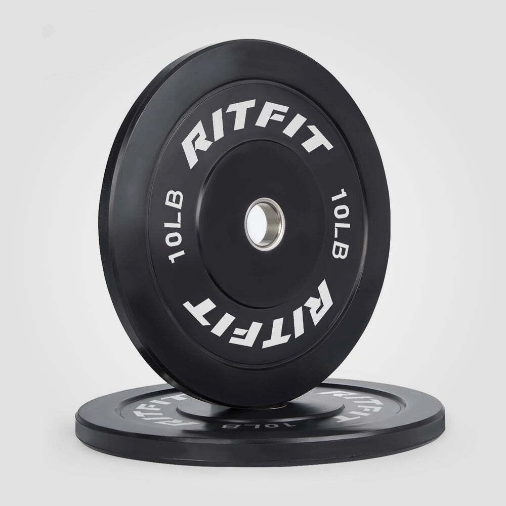 RitFit Bumper Plates Olympic Rubber Weight Plates, 2-inch - Image 1 - Lot 4213