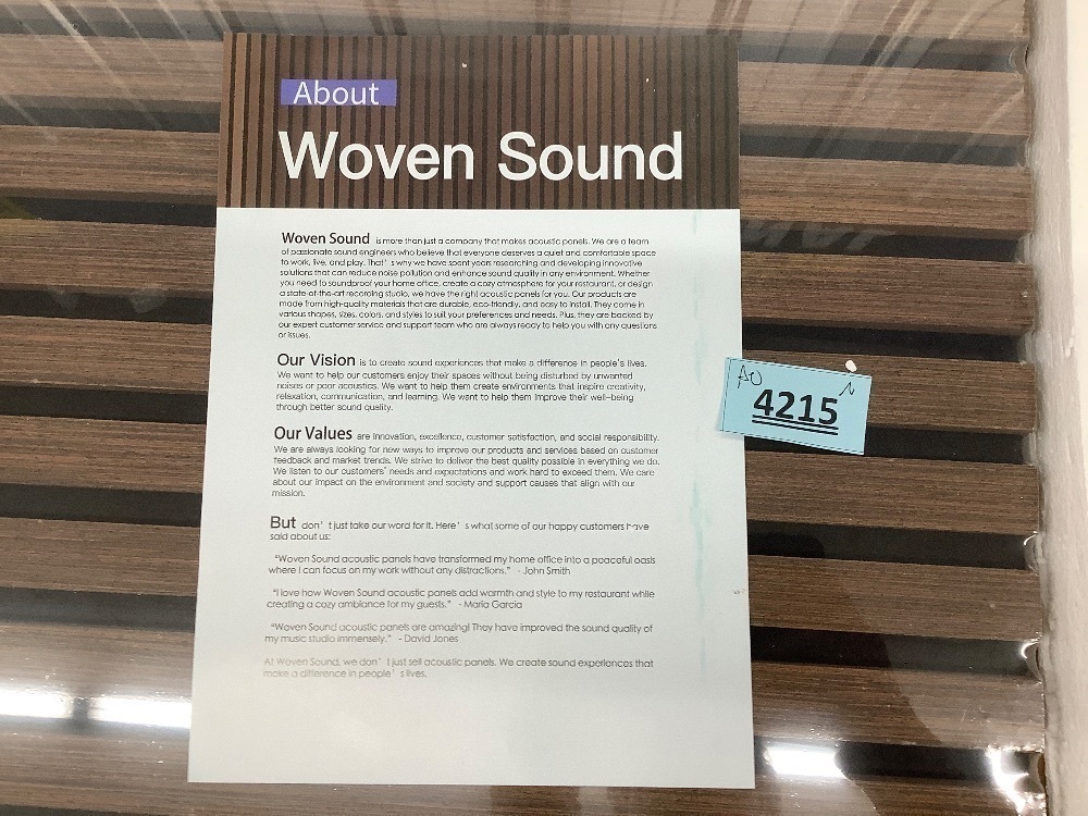 2-Pack Wood Panels for Wall - Acoustic Wood Slat Wall Panels, Soundproof Wooden Paneling for Interior Decor - Image 3 - Lot 4215dd