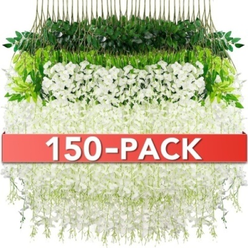 Wisteria Hanging Flowers - Lot 4218