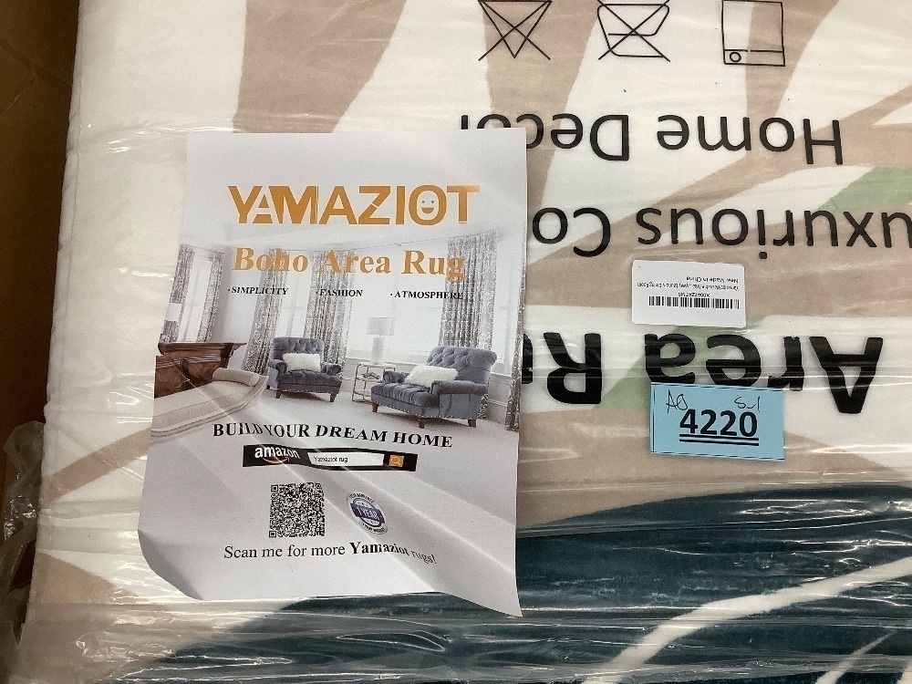 Yamaziot Washable Area Rug - Image 4 - Lot 4220
