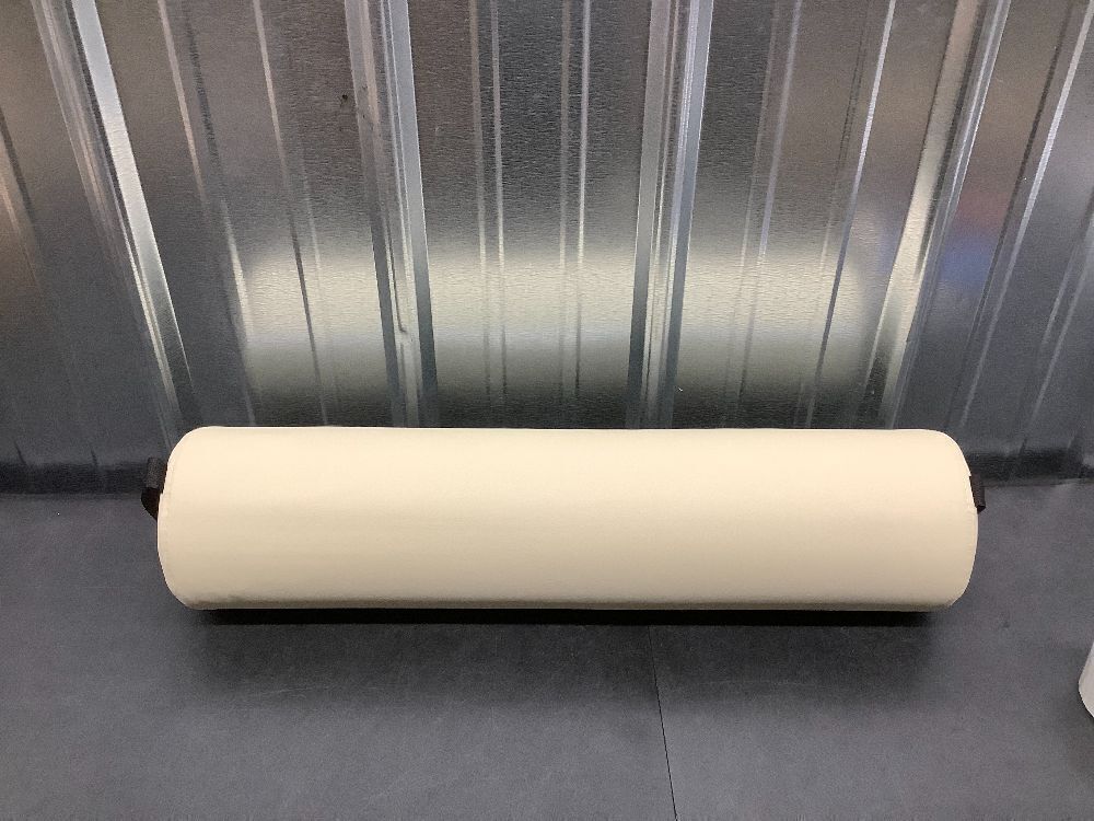 ForPro Full Round Bolster Pillow, Crème, Oil and Stain-Resistant, for Massage and Yoga - Image 3 - Lot 4228